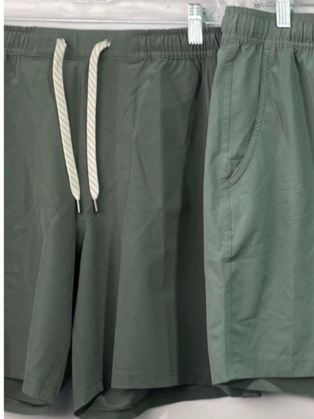 Grab Bag of 4 Vuori Men's Athletic Shorts Brown Orange Green Size Large